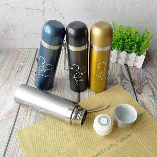 Mickey Mouse Thermos 500ml Stainless Unique Drinking Bottle