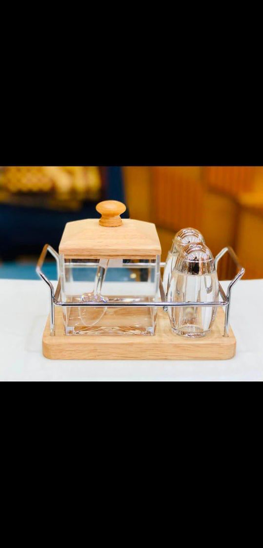 SUGAR POT AND PEPPER CRUET SET HIGH QUALITY