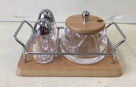 SUGAR POT AND PEPPER CRUET SET HIGH QUALITY